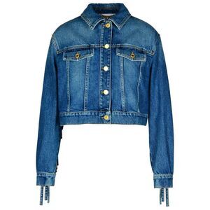 MOSCHINO Blue Cotton Jeans Jacket